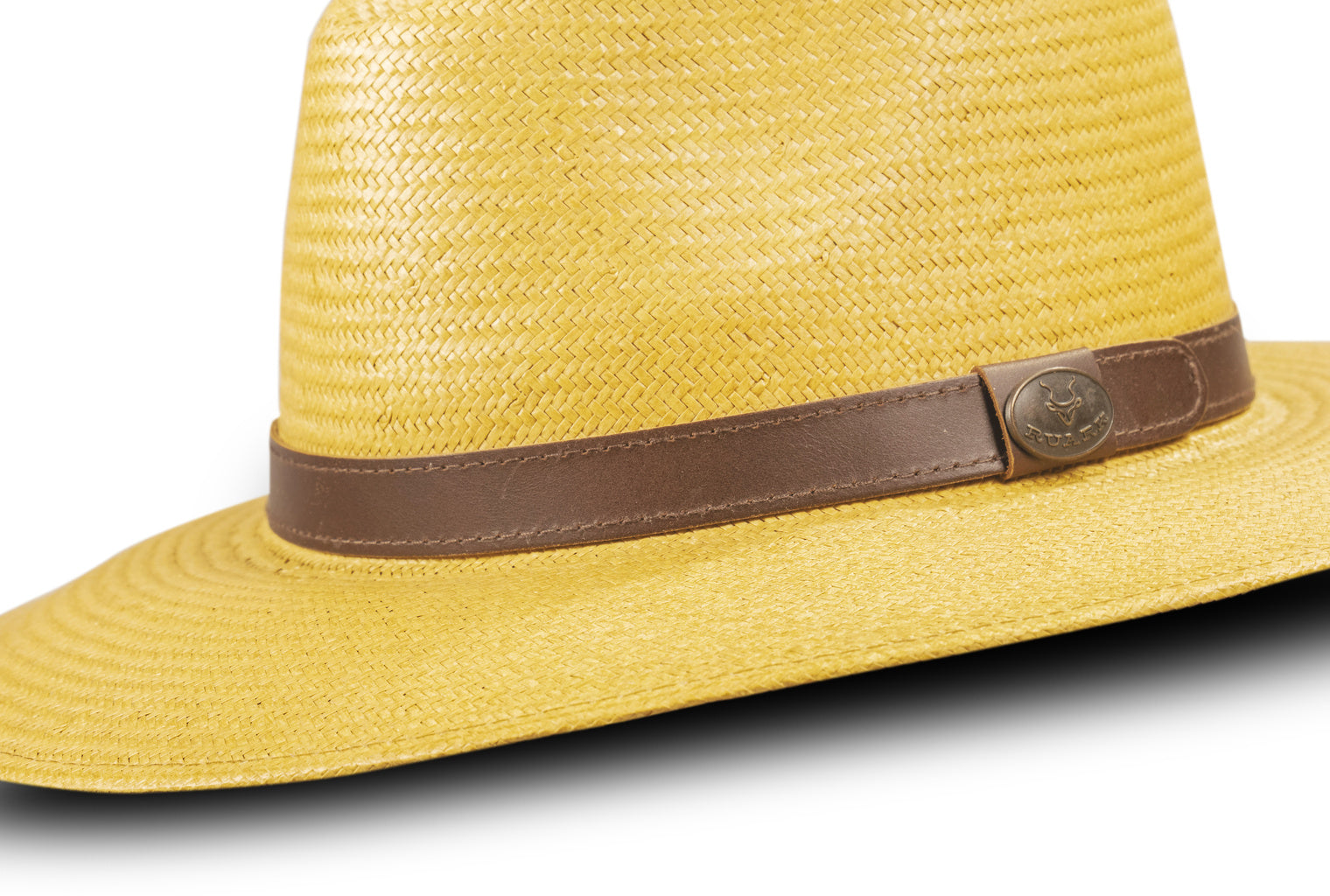 RUARK® HAT FEDORA UNISEX PAPER MUSTARD