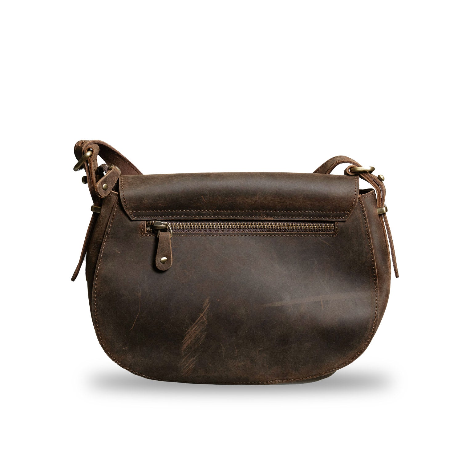 RUARK CONGO LEATHER CROSSBODY BAG BROWN