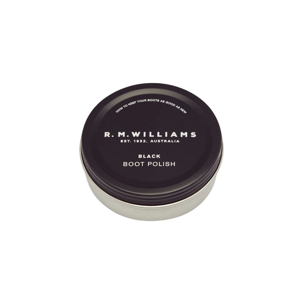 RM WILLIAMS BOOT POLISH STOCKMAN'S BLACK 70ML