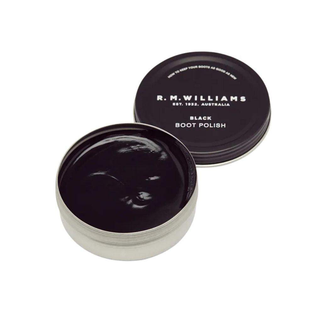 RM WILLIAMS BOOT POLISH STOCKMAN'S BLACK 70ML
