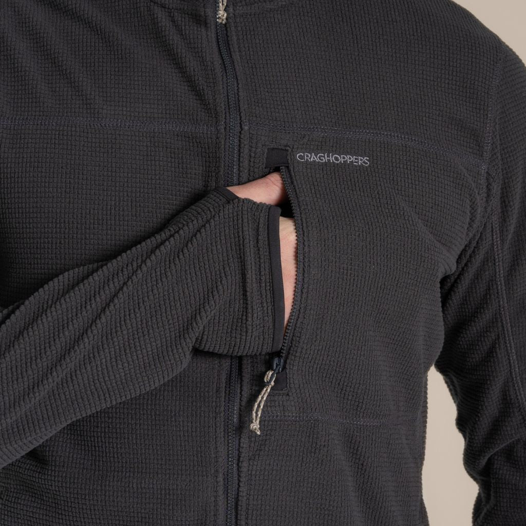 CRAGHOPPERS JACKET MEN NOSILIFE SPRY I BLACK PEPPER