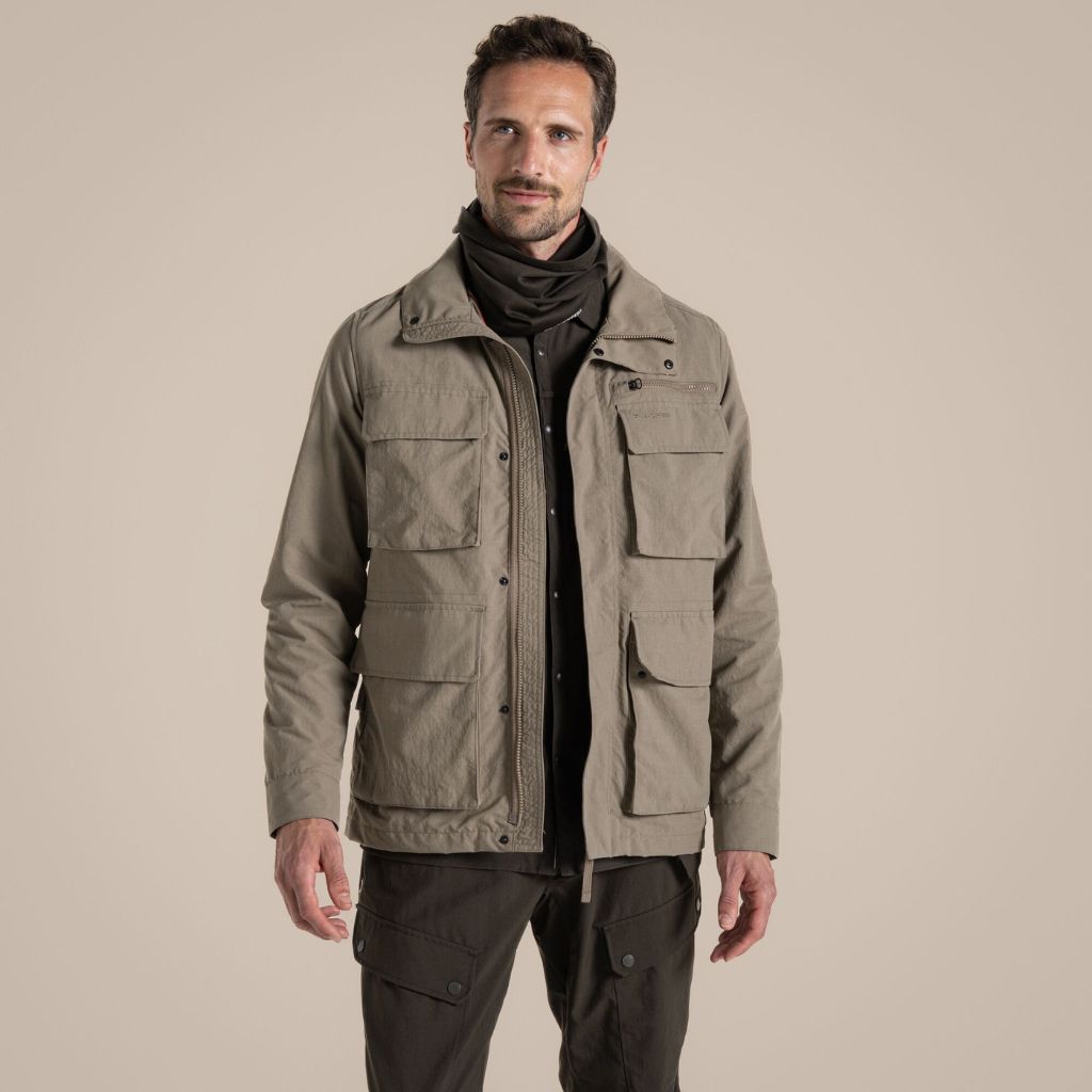 CRAGHOPPERS JACKET MEN NOSILIFE ADVENTURE IV PEBBLE
