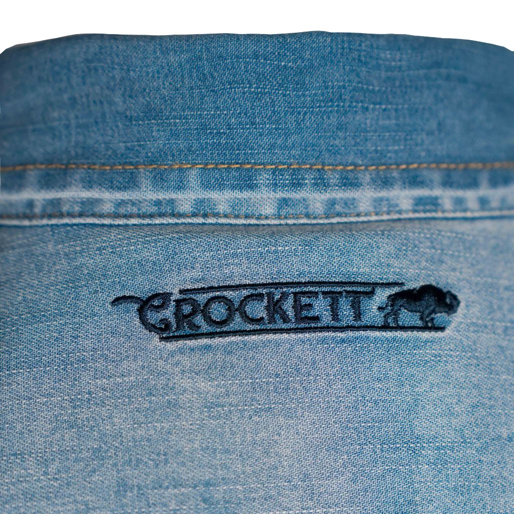CROCKETT® LONG SLEEVE SHIRT MEN LIBERTY DENIM