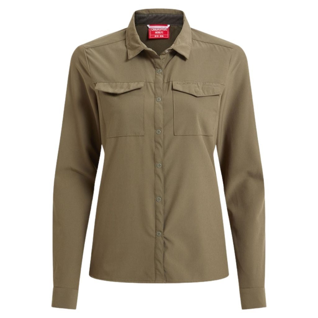 CRAGHOPPERS L/S SHIRT LADIES NOSILIFE PRO