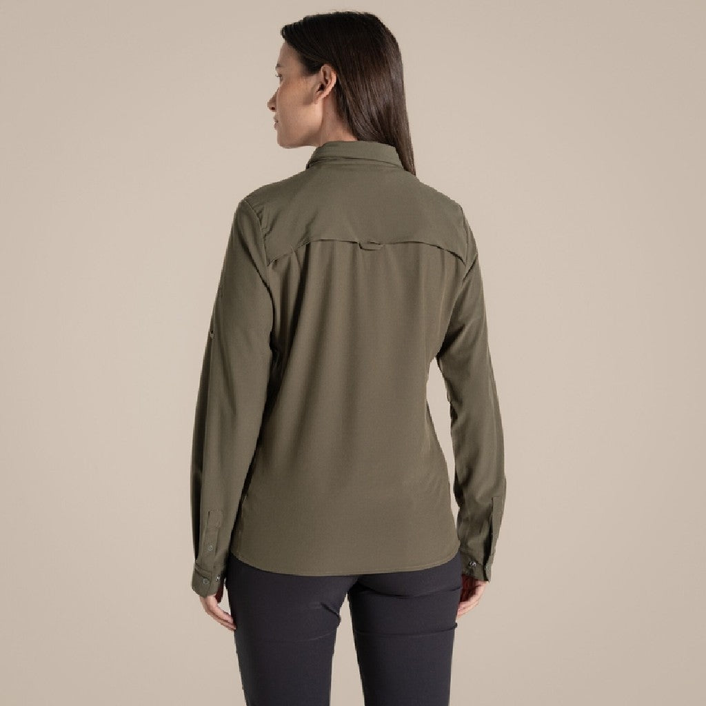 CRAGHOPPERS L/S SHIRT LADIES NOSILIFE PRO