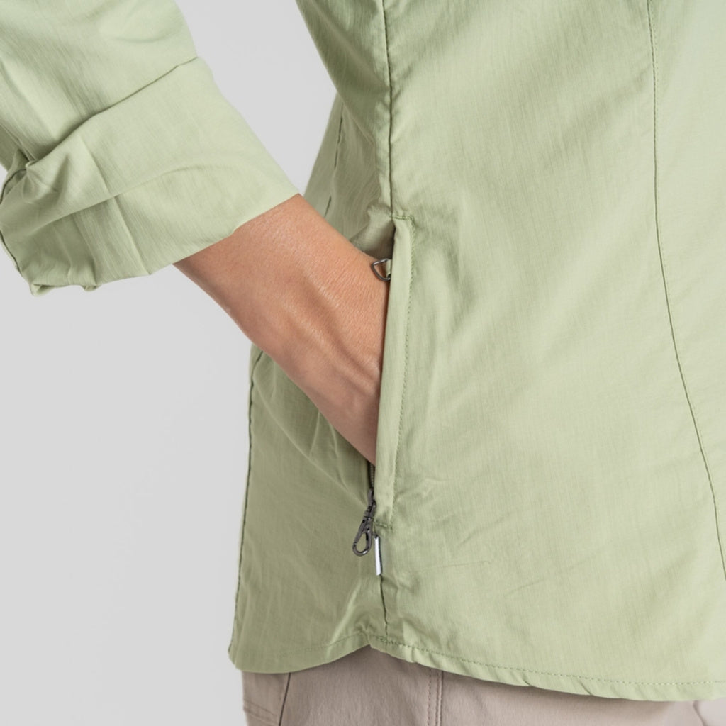 CRAGHOPPERS L/S SHIRT LADIES NOSILIFE ADVENTURE III