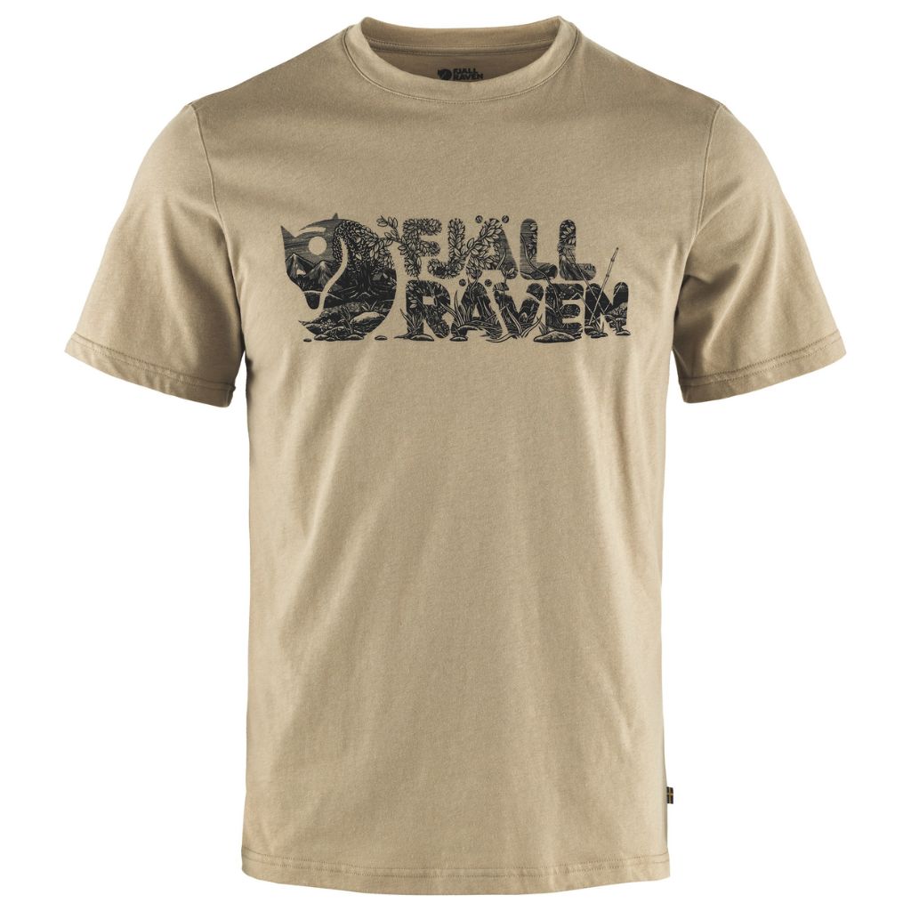 FJALLRAVEN TSHIRT MEN LUSH LOGO
