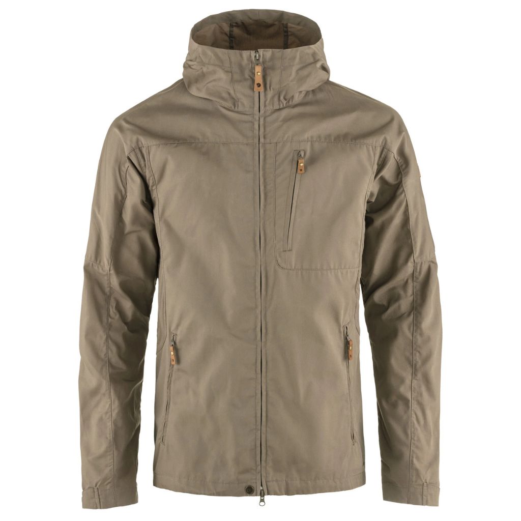 FJALLRAVEN JACKET MEN STEN SUEDE BROWN