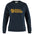 FJALLRAVEN SWEATER LADIES LOGO DARK NAVY