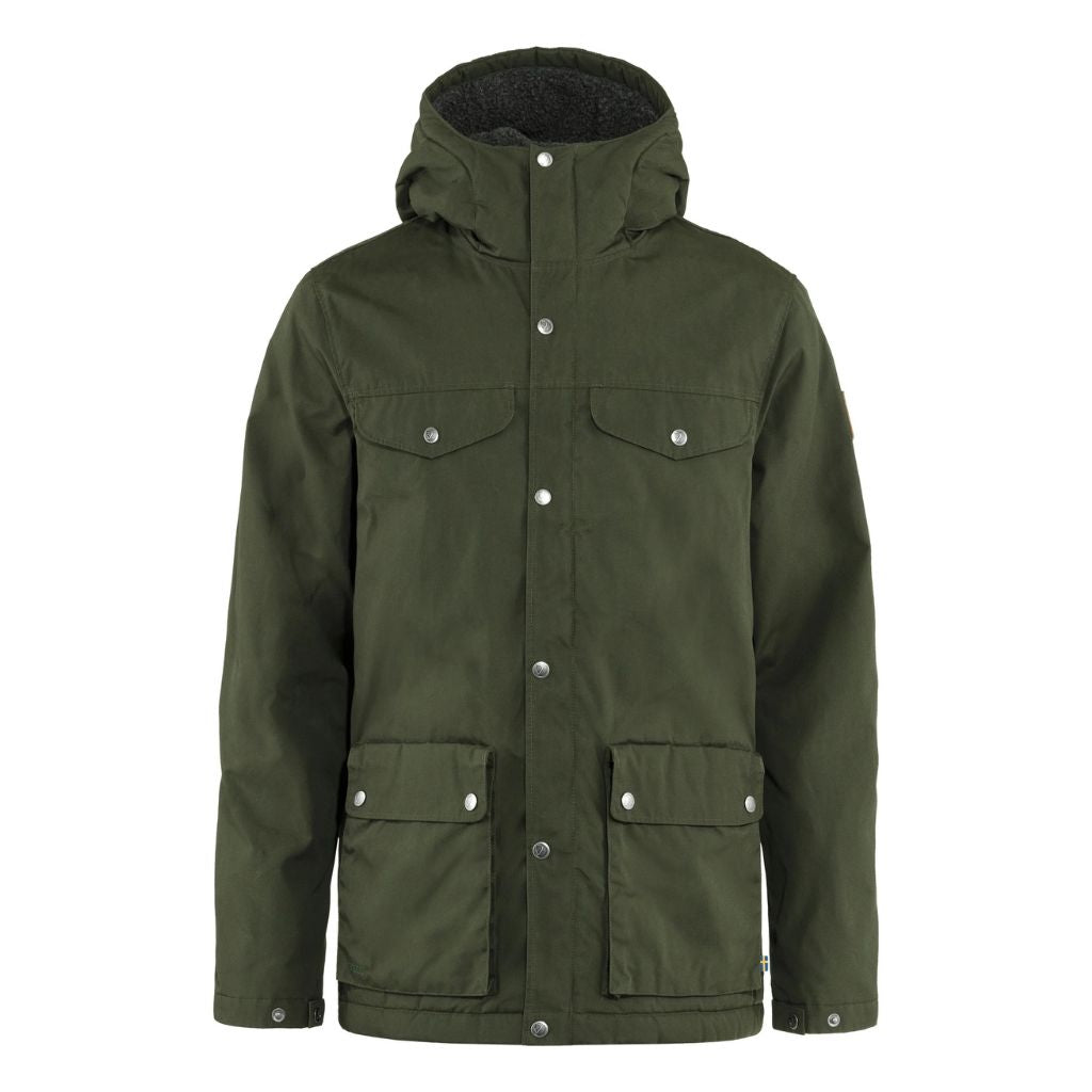 FJALLRAVEN JACKET MEN GREENLAND DEEP FOREST