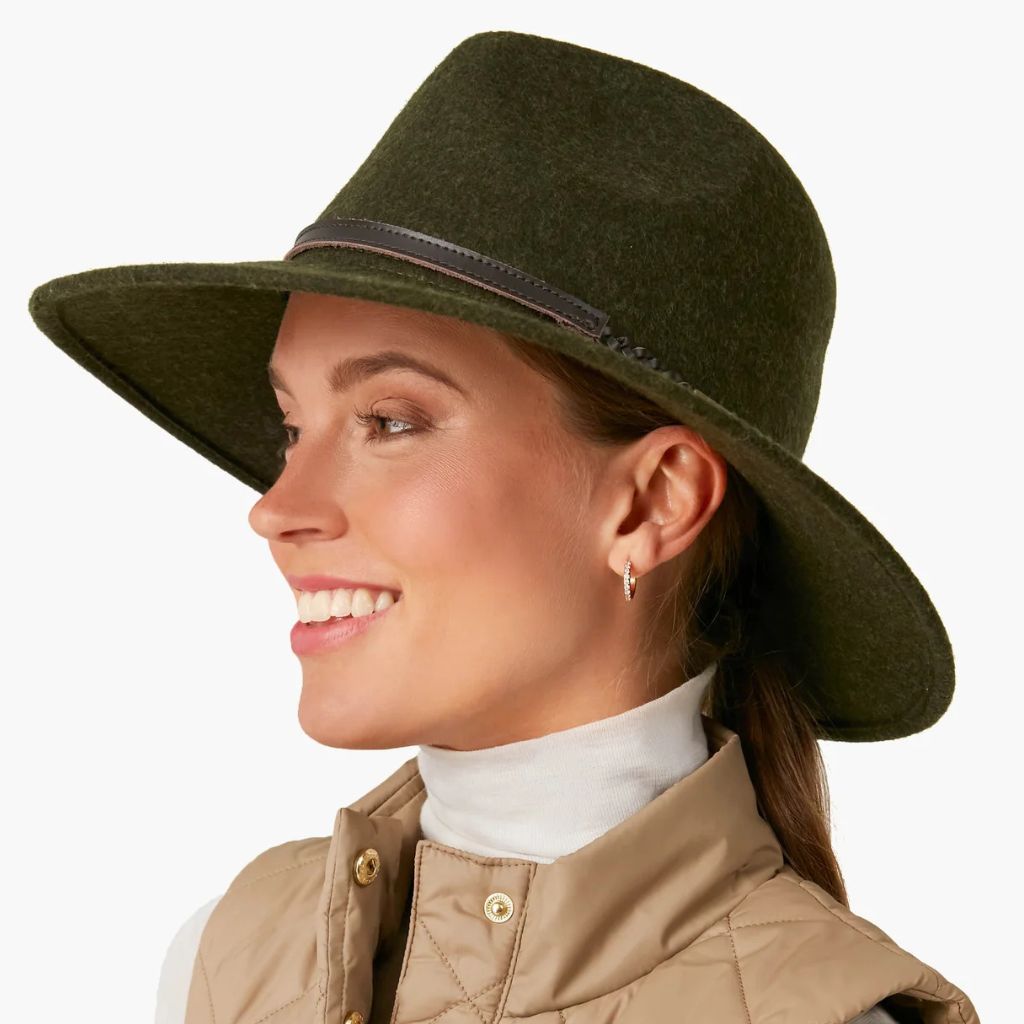 BARBOUR TACK FEDORA HAT LADIES