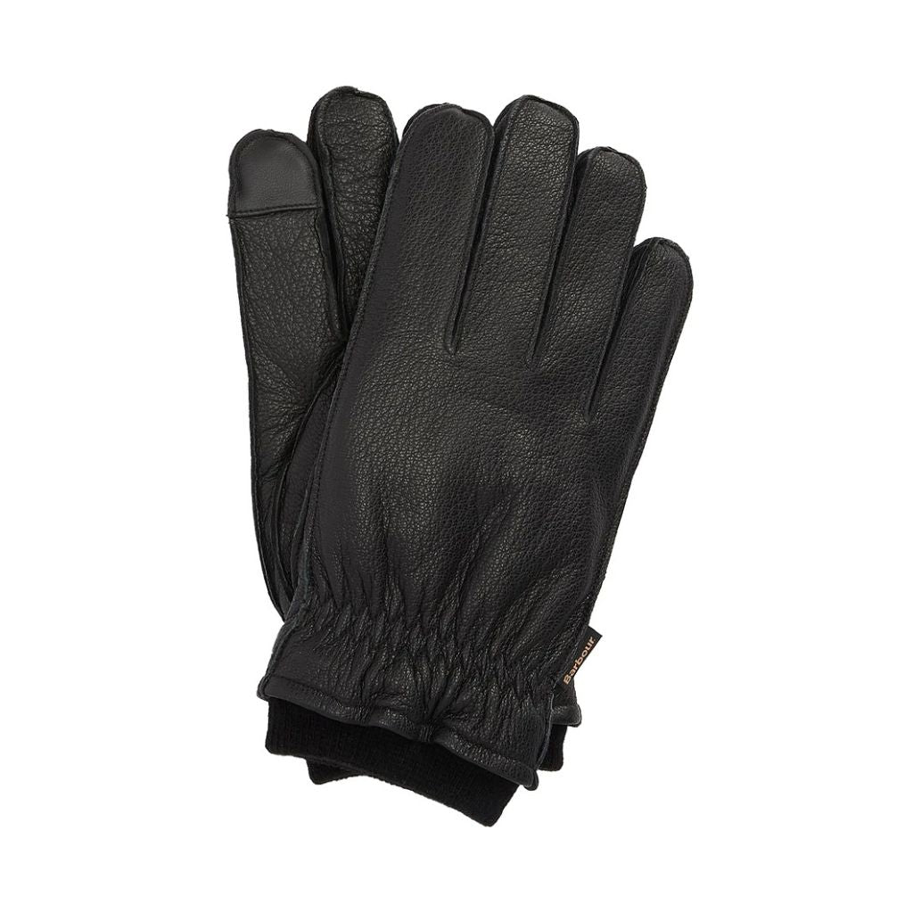 BARBOUR HIGHFIELD LEATHER GLOVE MENS