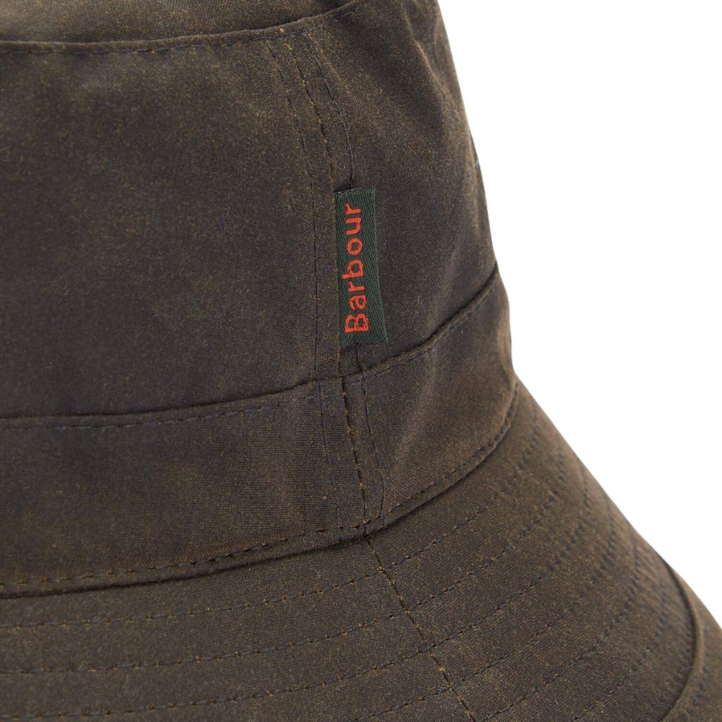 BARBOUR WAX BUCKET HAT UNISEX
