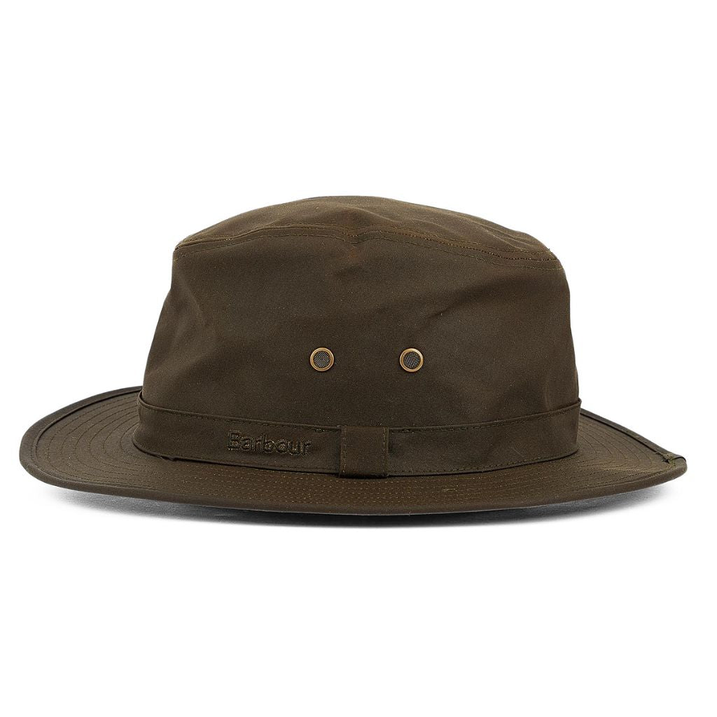 BARBOUR DAWSON WAX SAFARI HAT MENS