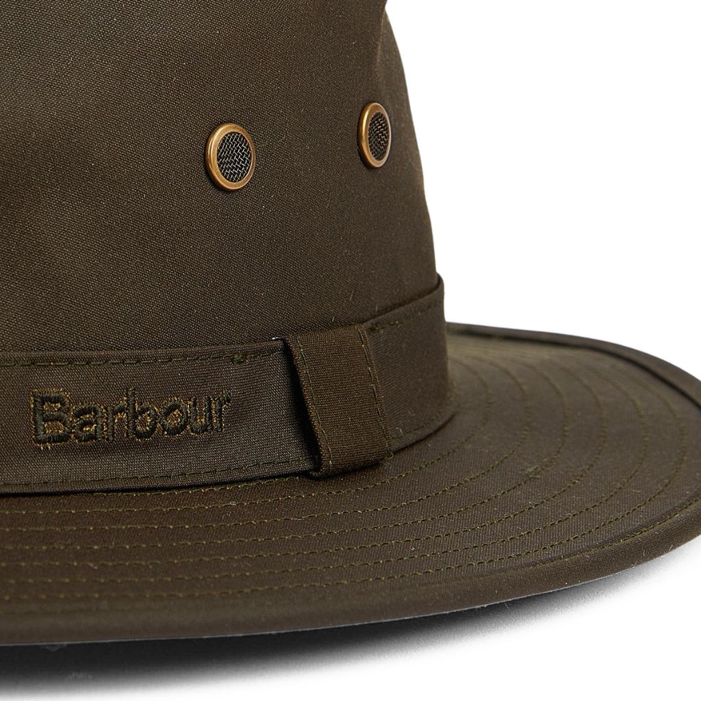BARBOUR DAWSON WAX SAFARI HAT MENS