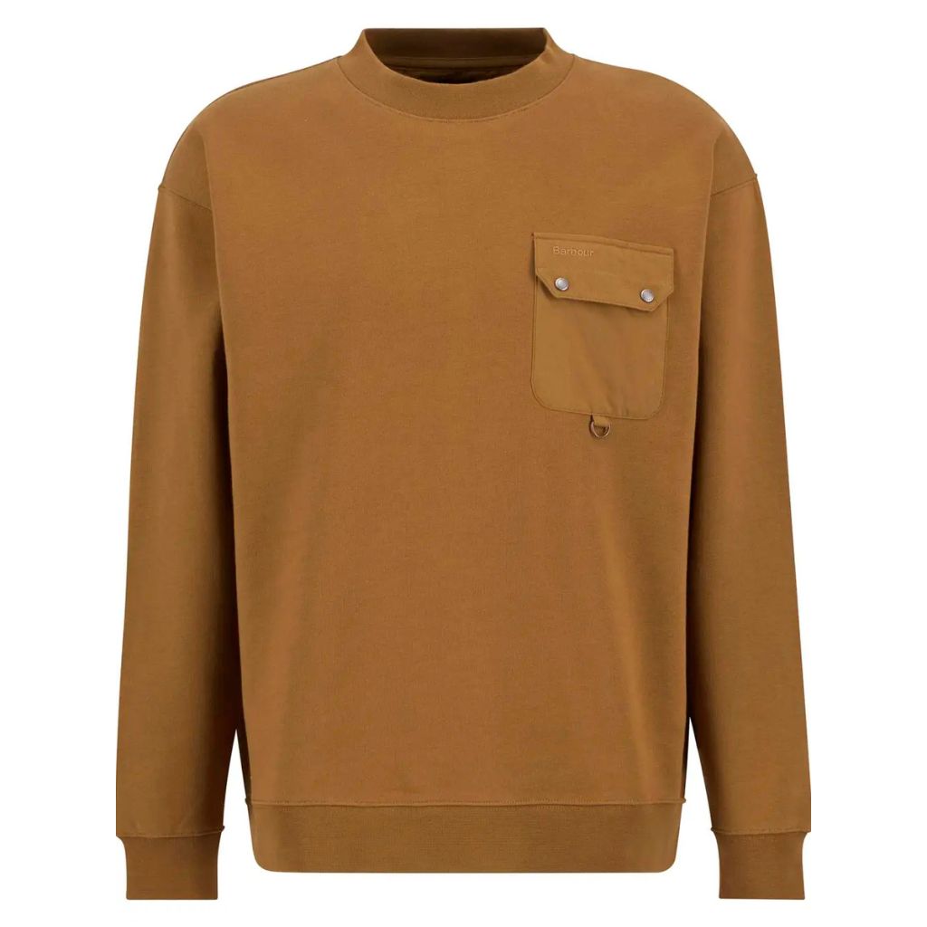 BARBOUR LEAZES CREW NECK SWEATSHIRT MENS