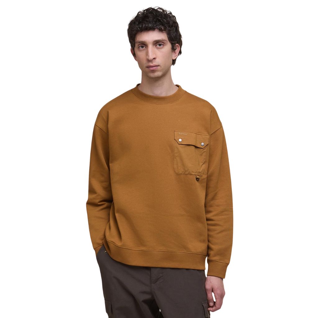 BARBOUR LEAZES CREW NECK SWEATSHIRT MENS