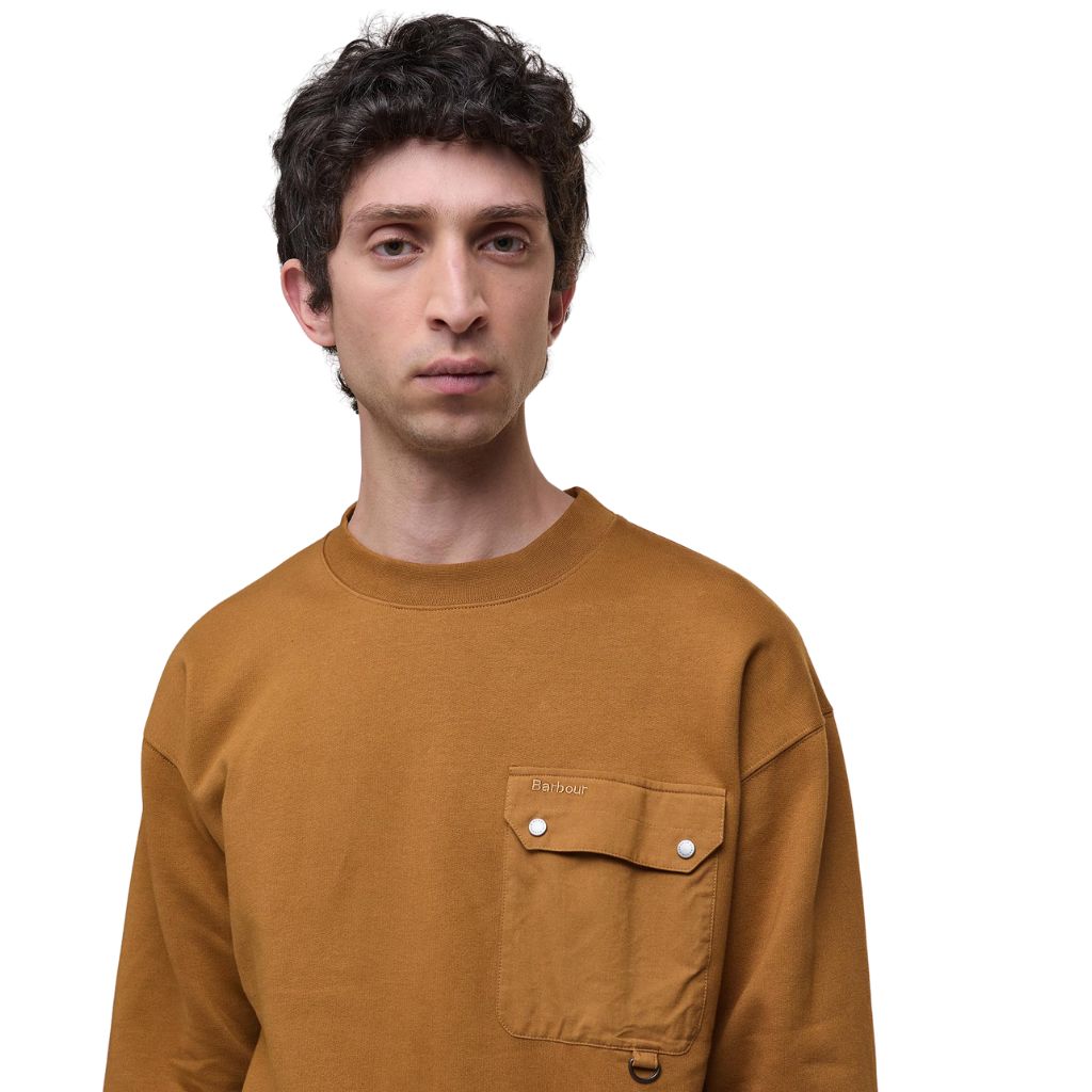 BARBOUR LEAZES CREW NECK SWEATSHIRT MENS
