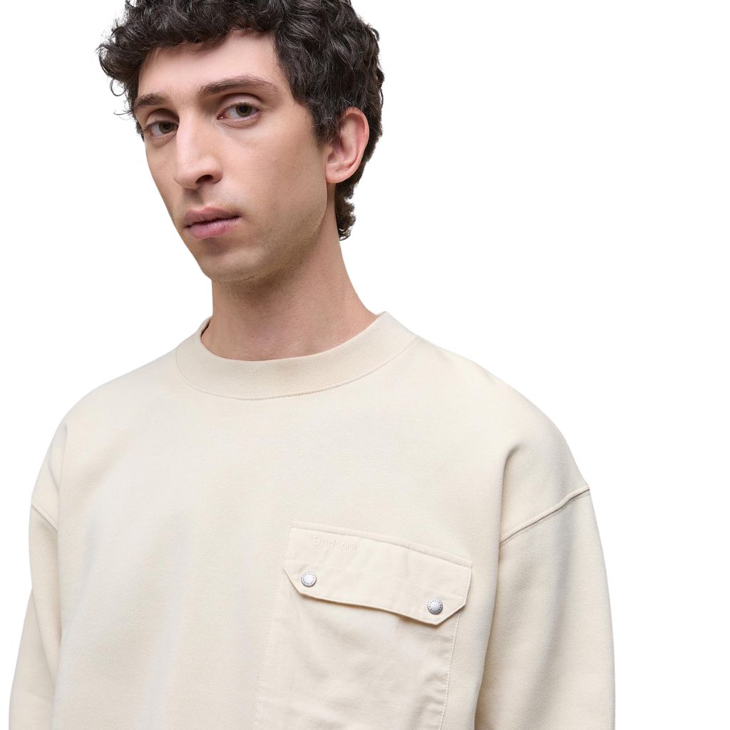 BARBOUR LEAZES CREW NECK SWEATSHIRT MENS