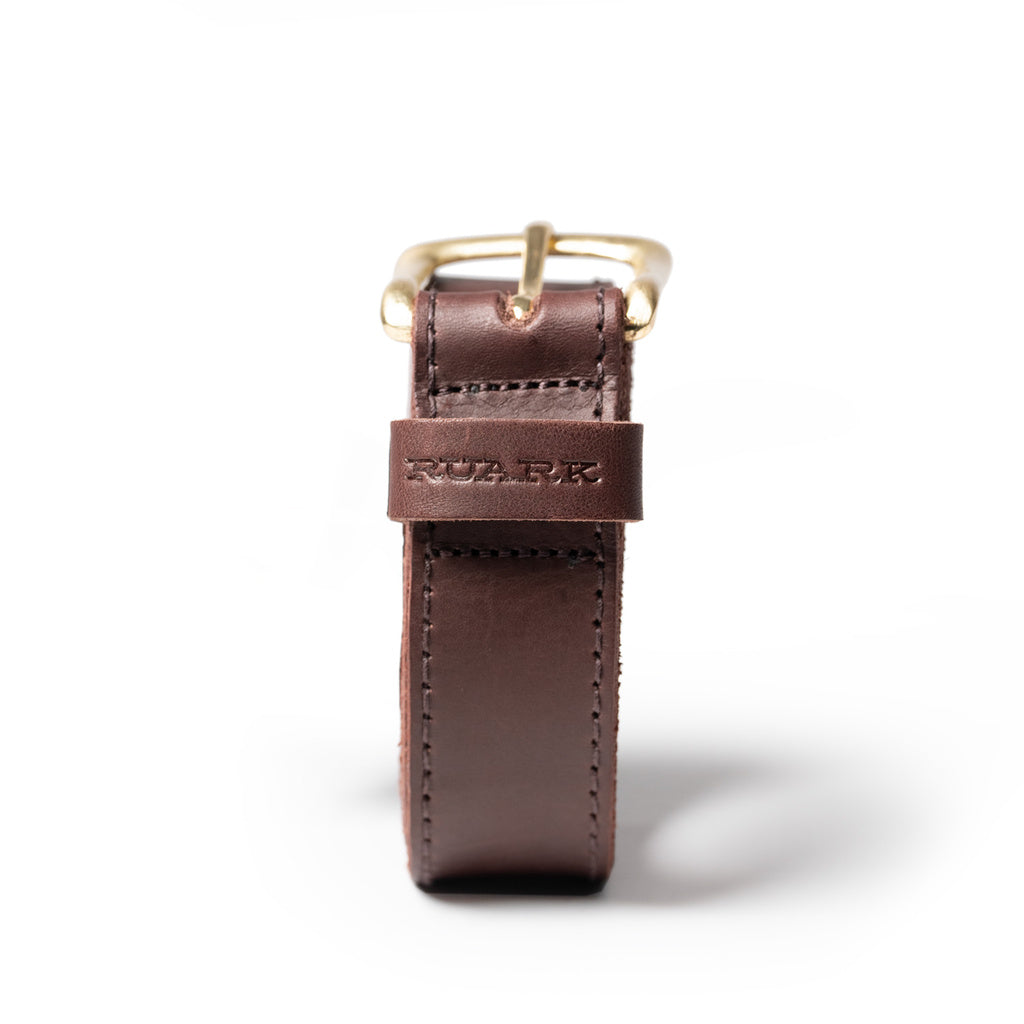 RUARK BELT LEATHER SIDE STITCH 38MM