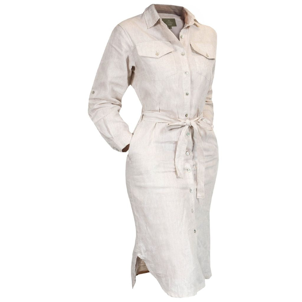 RUARK LINEN SHIRT DRESS LADIES