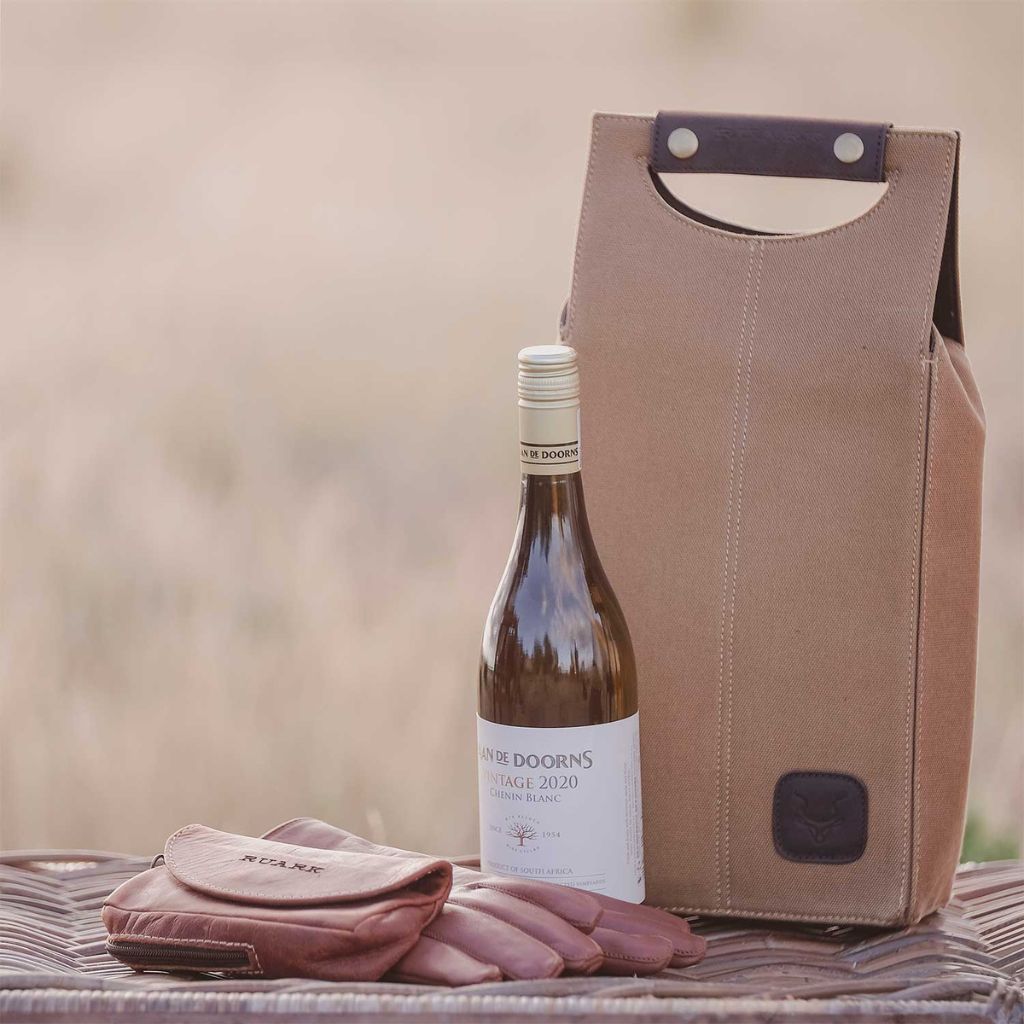 RUARK® SAVANNAH SAFARI WINE TOTE KHAKI