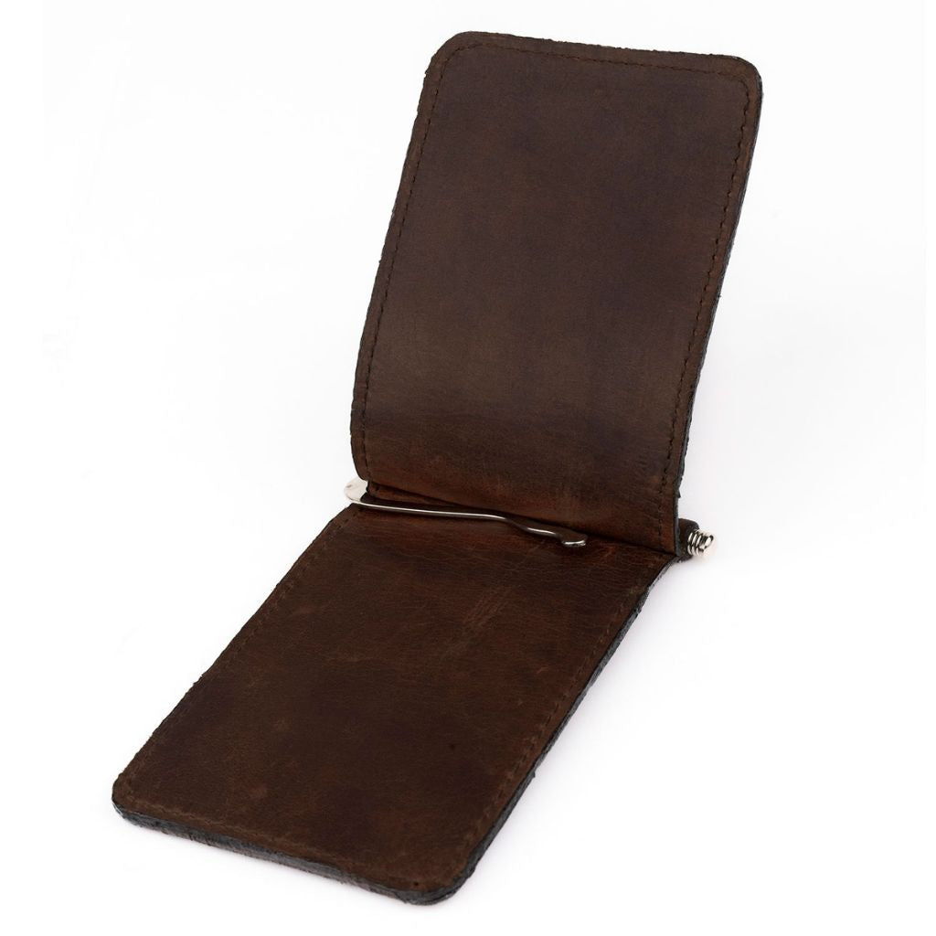RUARK® MONEY CLIP DARK BROWN