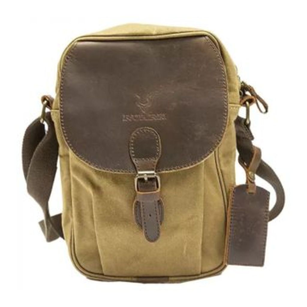 RUARK® SHOULDER BAG WAXED COTTON KHAKI