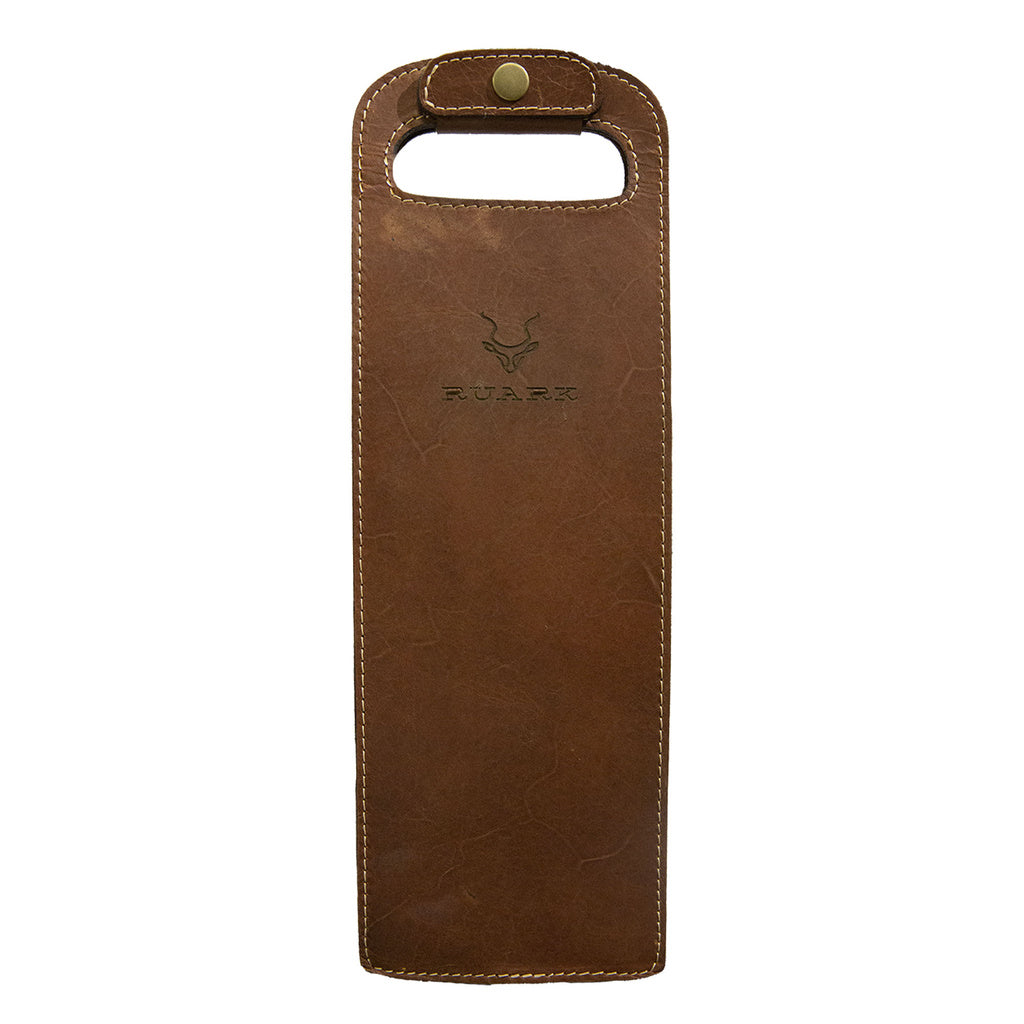 RUARK® TEJ SINGLE WINE TOTE DARK BROWN