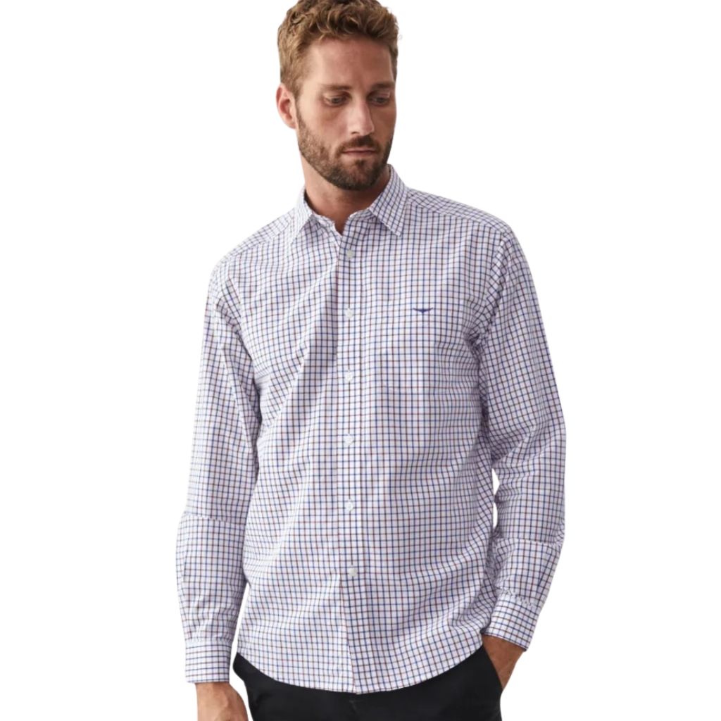 RM WILLIAMS L/S SHIRT MEN COLLINS