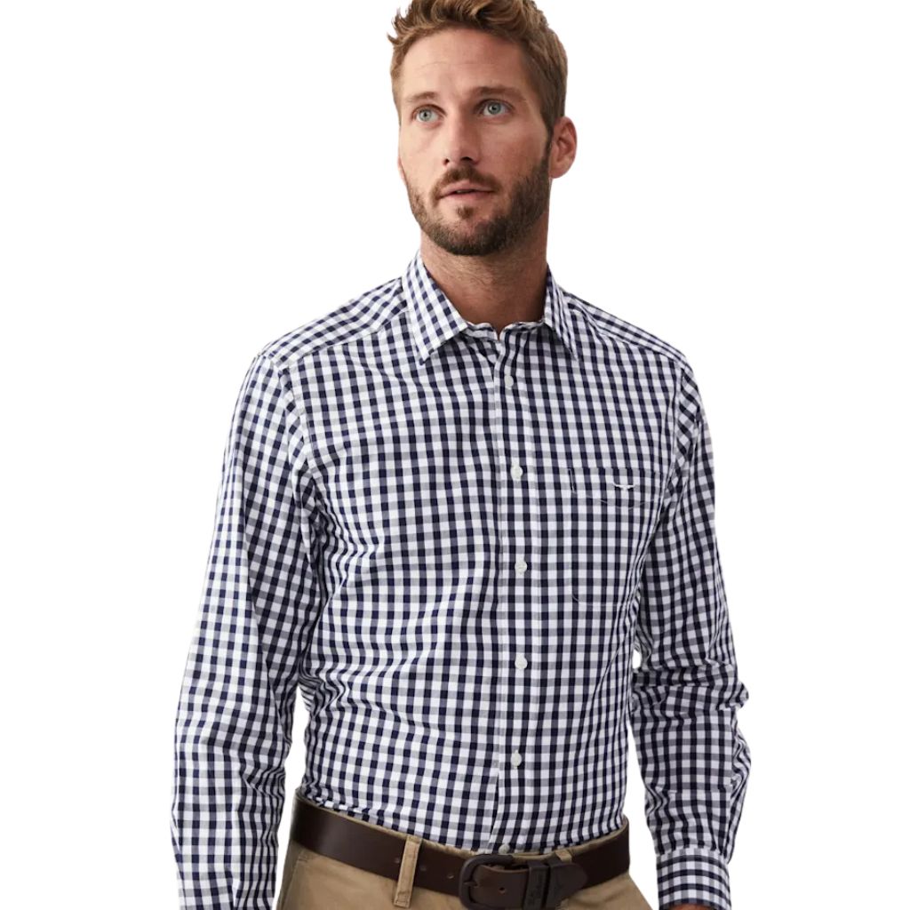 RM WILLIAMS L/S SHIRT MEN COLLINS