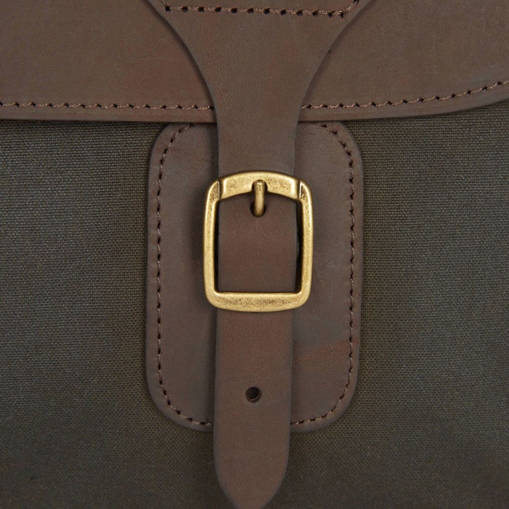 BARBOUR WAX BRIEFCASE OLIVE