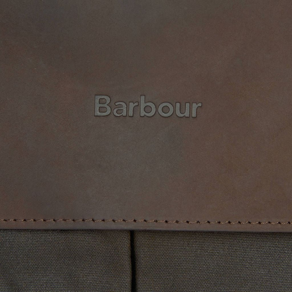 BARBOUR WAX BRIEFCASE OLIVE